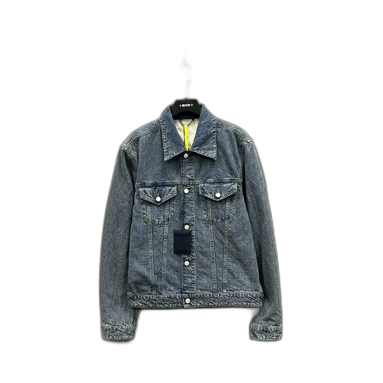 Louis Vuitton Louis Vuitton Denim Jacket with Floral Design Size US L / EU 52-54 / 3 - 1 Thumbnail