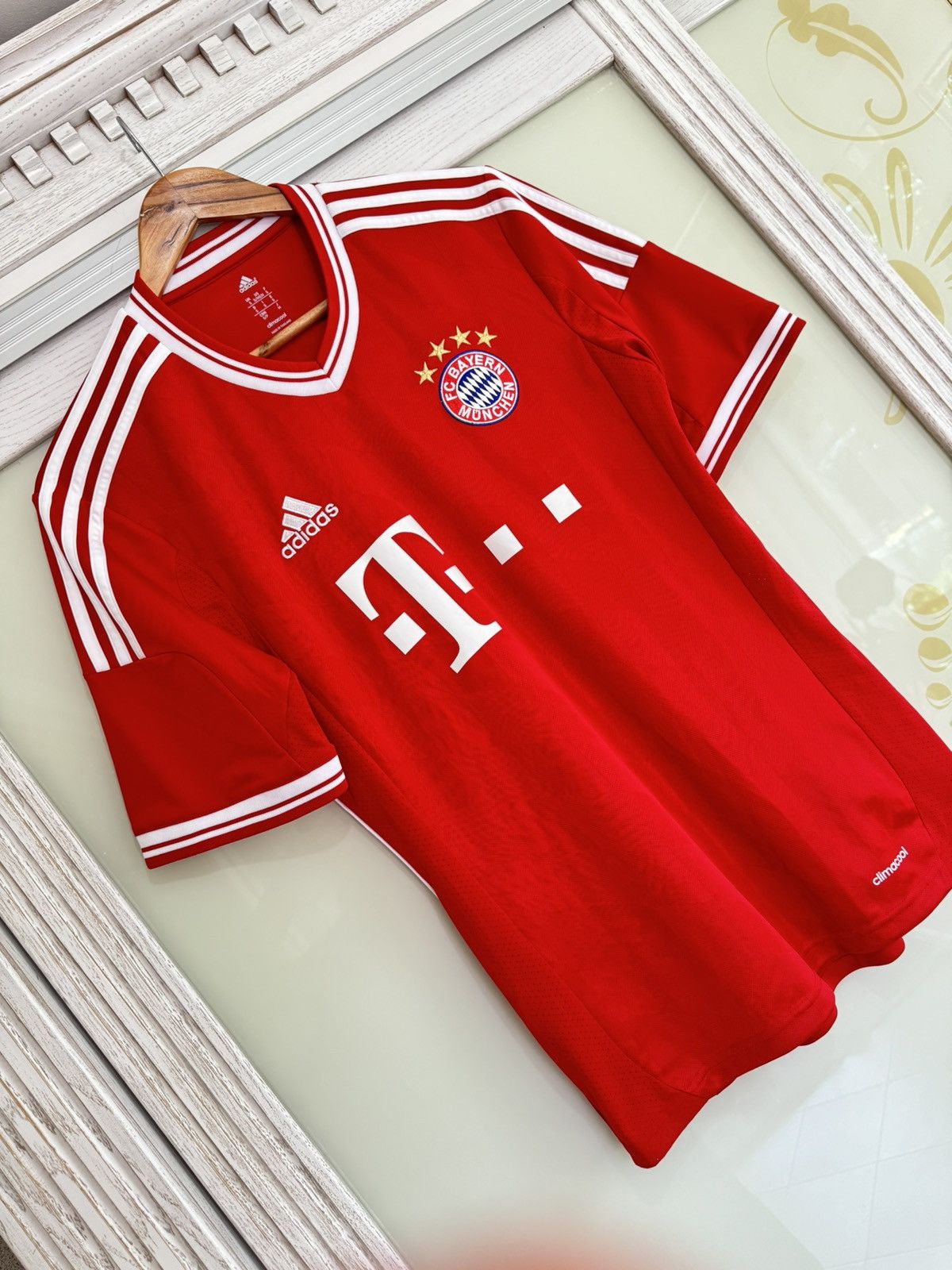 Adidas Bayern Munich 2013-2014 Home Soccer Jersey Football Kit Size US S / EU 44-46 / 1 - 3 Thumbnail