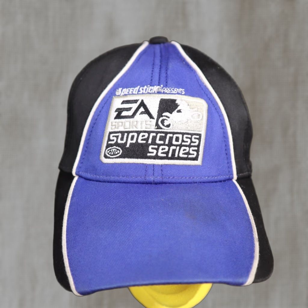 Vintage EA Sports Hat Adjustable Cap Men Hat Motocross Sports Baseball ...