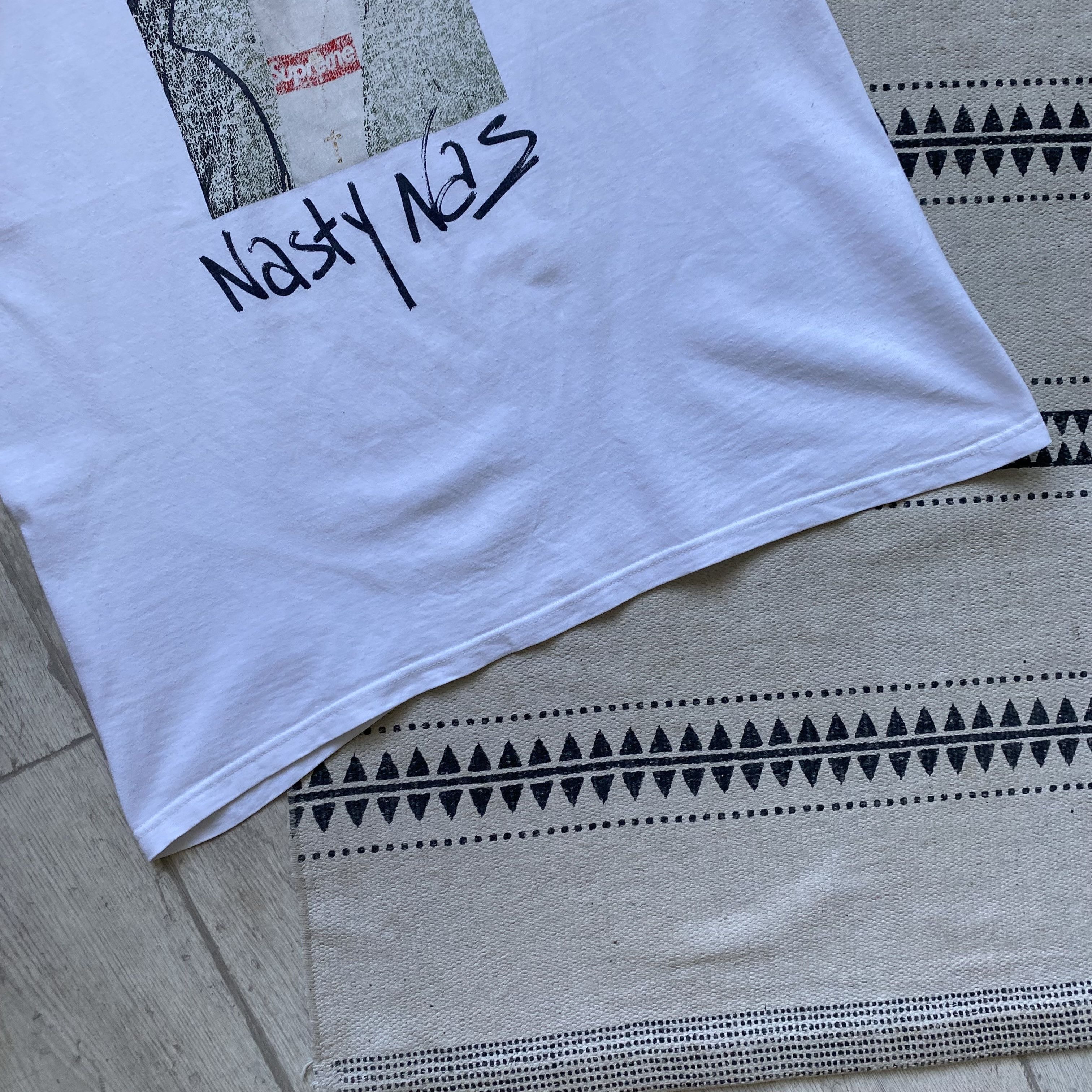 Supreme Nasty Nas x Supreme Photo Tee Distressed Skater Rap Hip Hop Size US M / EU 48-50 / 2 - 4 Thumbnail