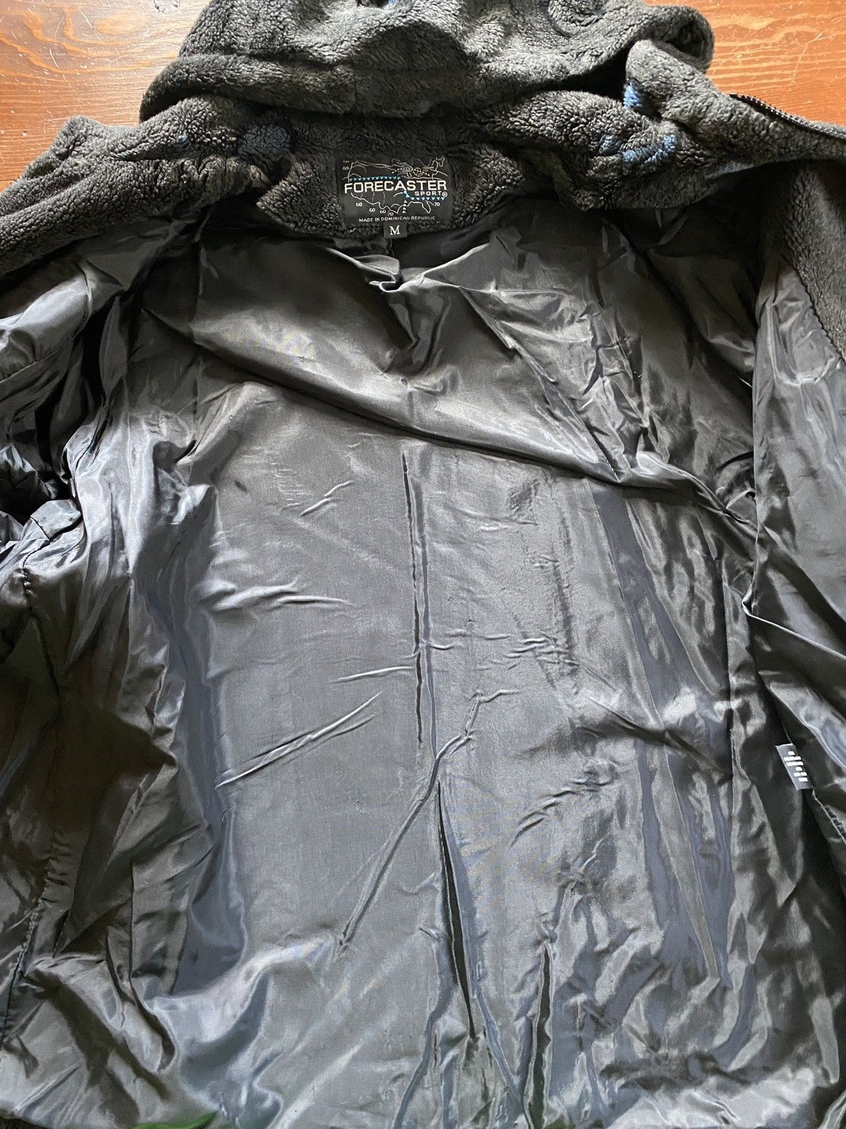 Vintage Vintage 90’s Forecaster Grey Fleece Hood Full Zip Jacket Size US M / EU 48-50 / 2 - 12 Thumbnail