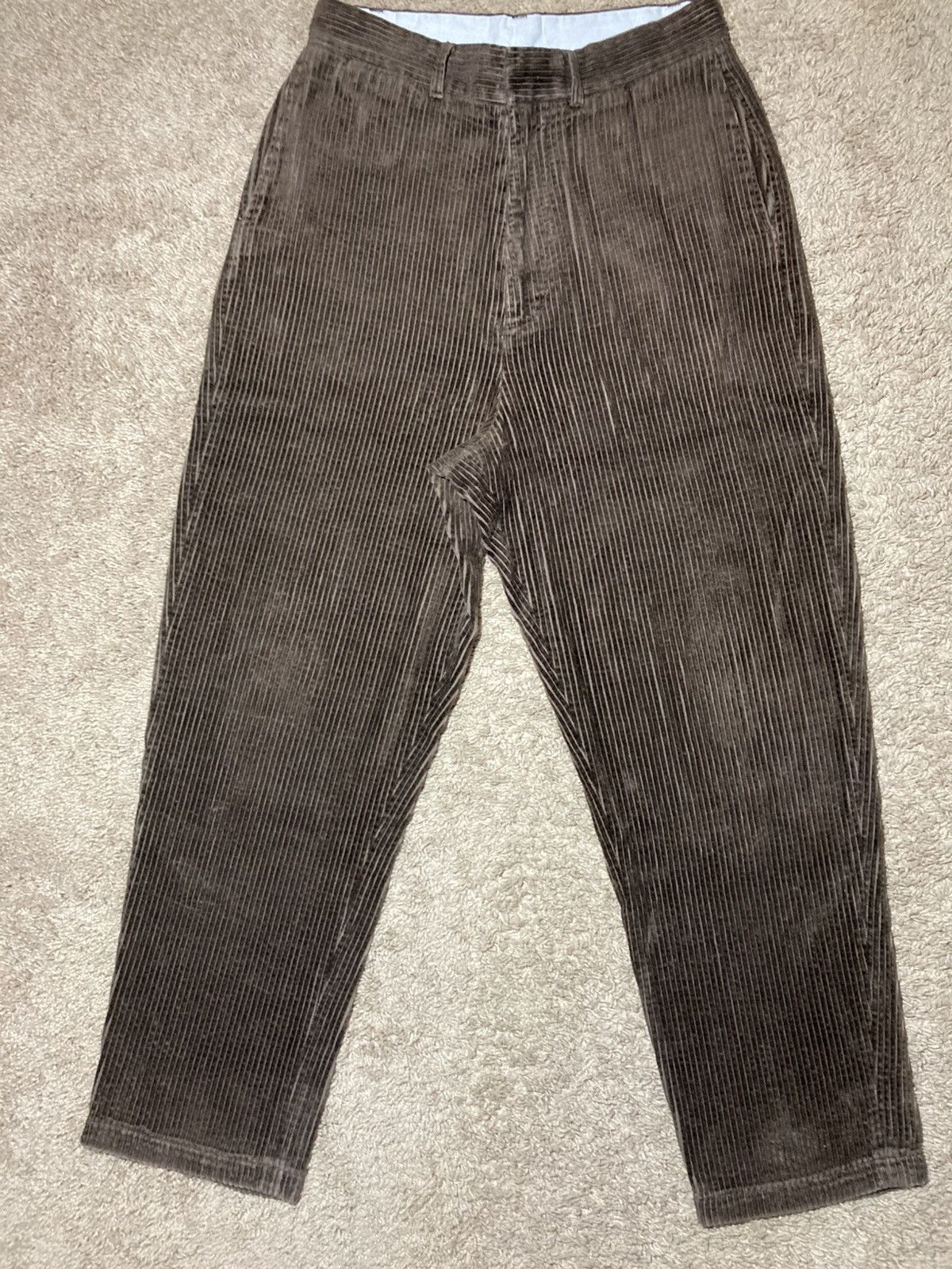 DELUXE 2003 Deluxe Brown Corduroy Small Japanese Straight 2000s DLX Size US 30 / EU 46 - 2 Thumbnail