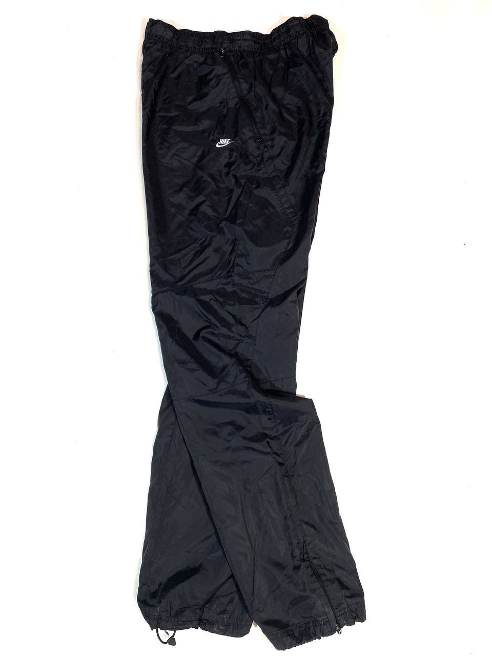 Nike Nike Track Pants Vintage Navy Nylon Y2K Parachute Size US 33 - 1 Thumbnail