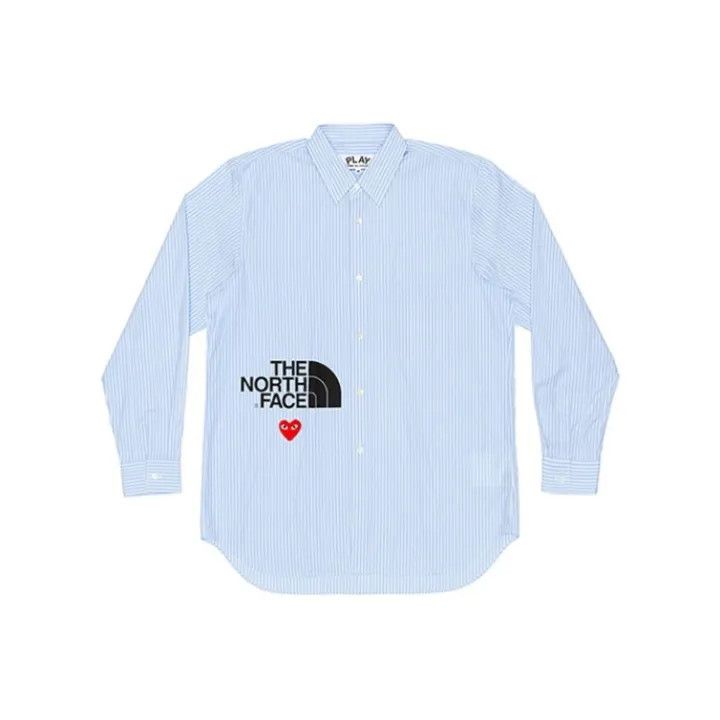 Comme des Garcons Comme des Garçons Play x The North Face Striped Shirt 0079 Size S / US 4 / IT 40 - 1 Thumbnail