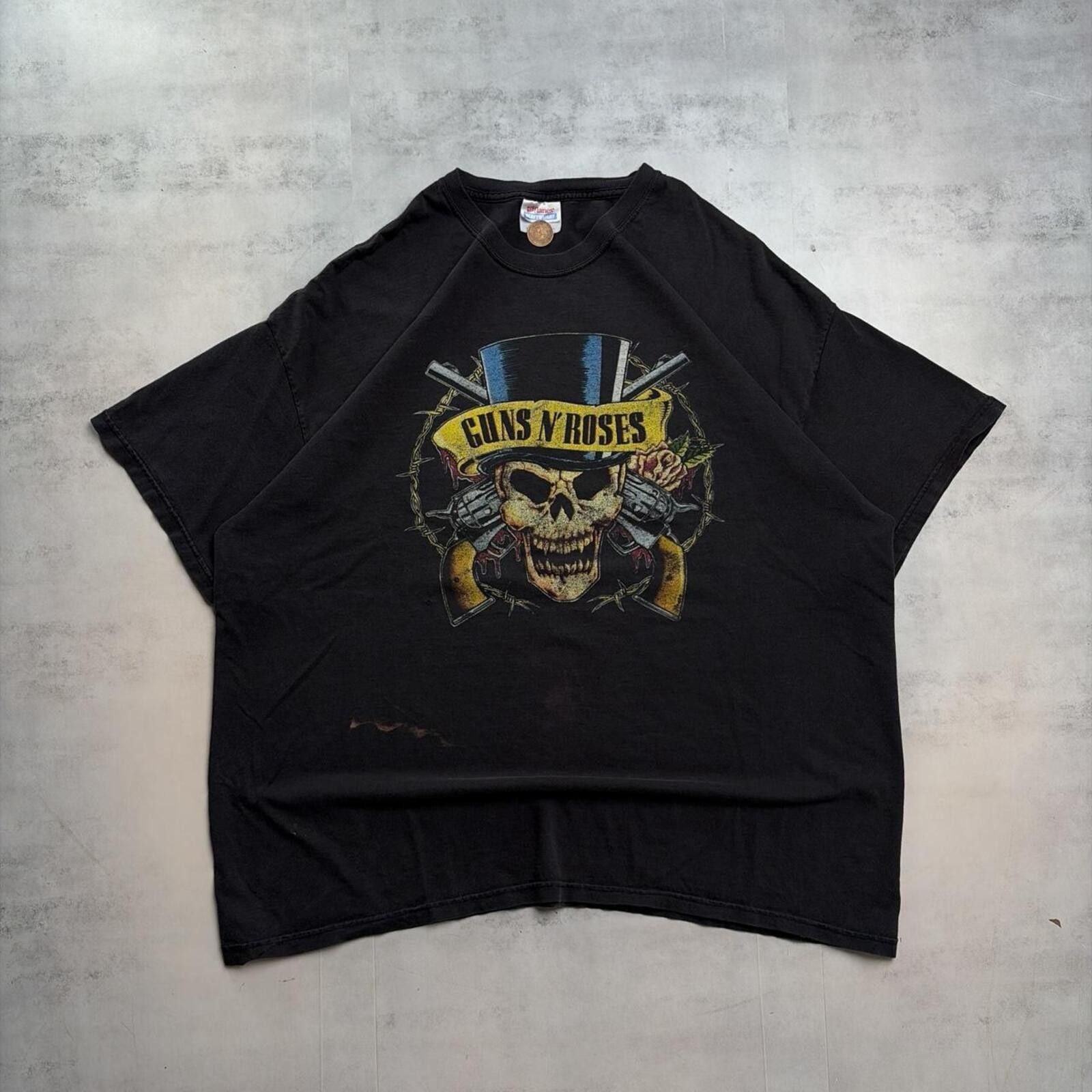 Hanes Vintage Guns N’ Roses Grunge Distressed Faded Band T-Shirt Size US XXL / EU 58 / 5 - 1 Thumbnail