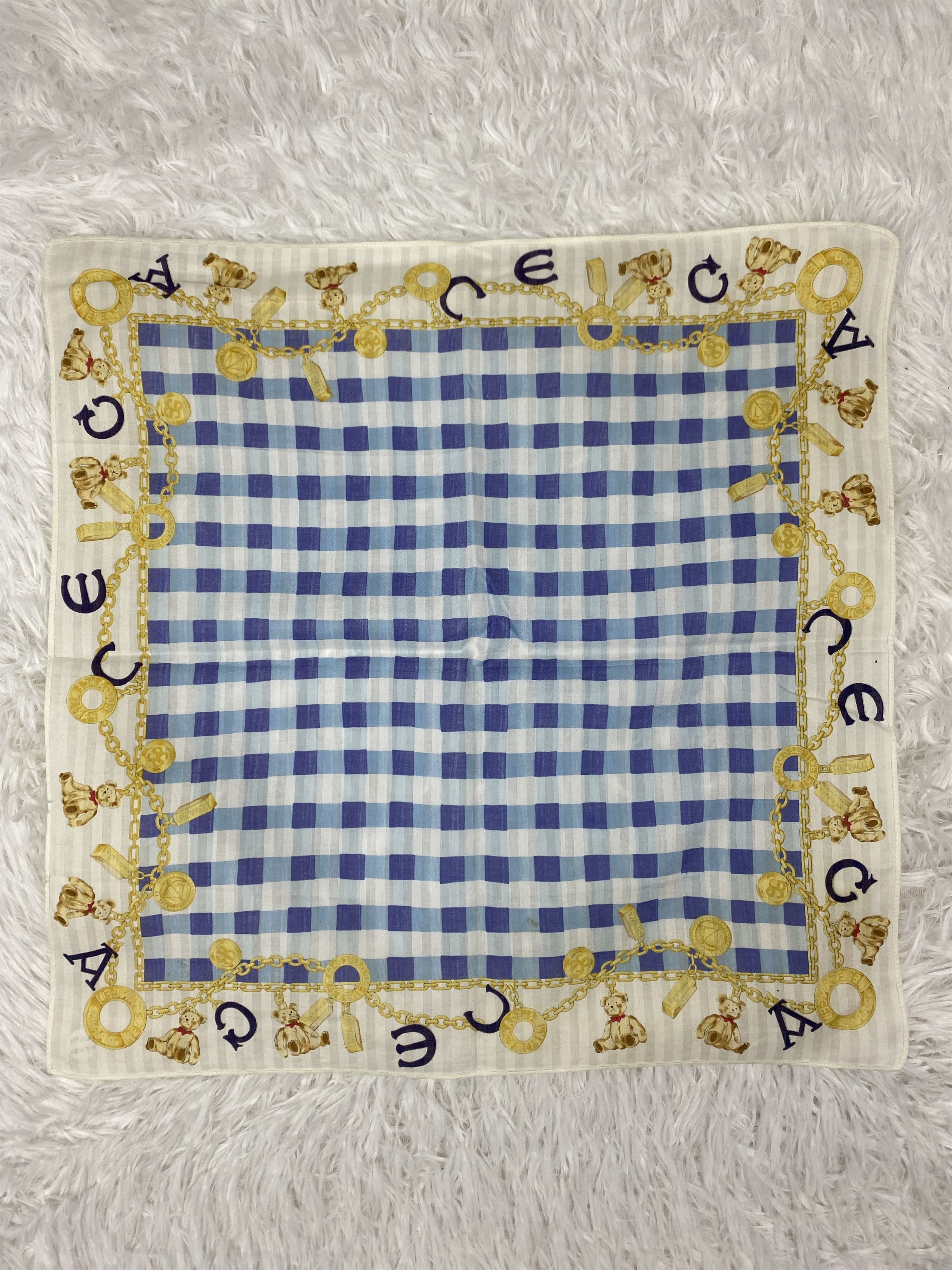 Vintage Vintage Elegance Paris Handkerchief Neckerchief PH0674 Size ONE SIZE - 4 Thumbnail
