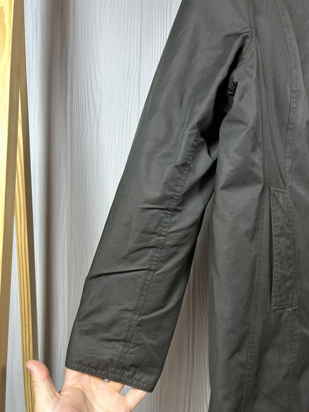 Barbour Barbour Twill Belsay Women’s Brown Waterproof Long Jacket Size XL / US 12-14 / IT 48-50 - 10 Thumbnail