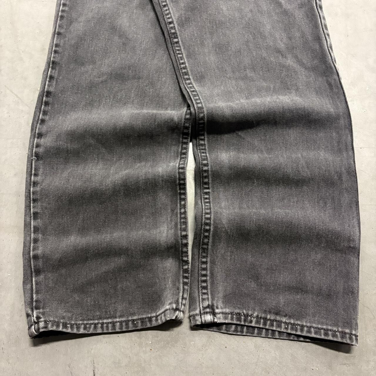 Levi's Crazy Vintage Y2K/2000s Baggy Levis 505 Black Denim Jeans! Size US 36 / EU 52 - 3 Thumbnail