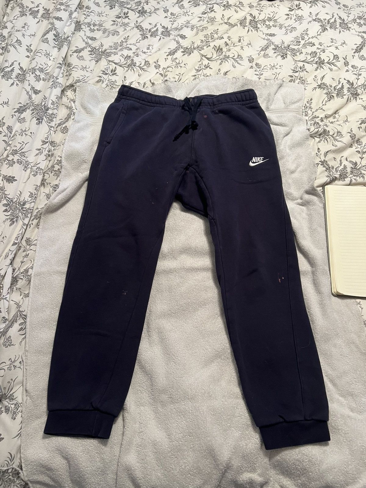 Nike Nike Tech Men’s Joggers - Navy Blue, Medium Size US 32 / EU 48 - 1 Thumbnail