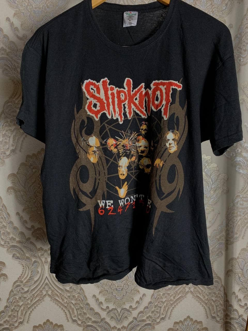 Band Tees Vintage SLIPKNOT World Tour Rock T-shirt Metal retro 90s Size US L / EU 52-54 / 3 - 3 Thumbnail