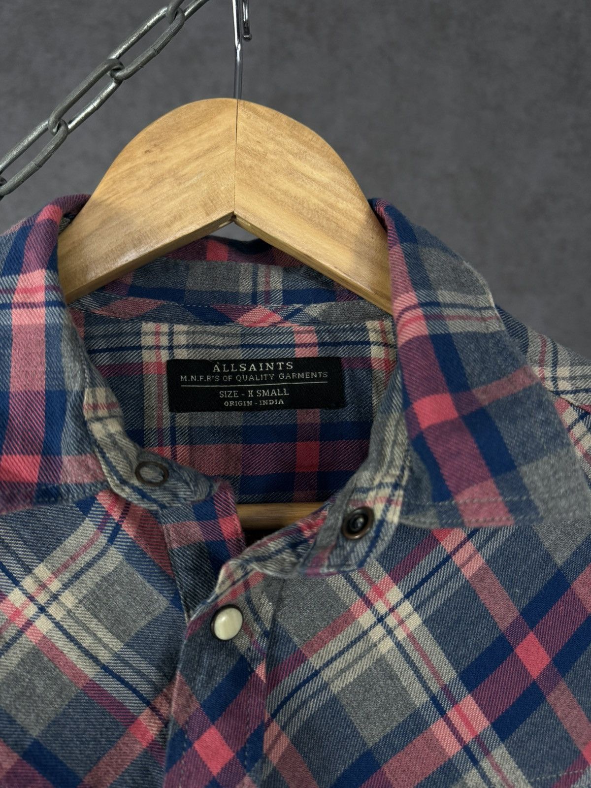 Allsaints Allsaints vintage designer shirt Size US XS / EU 42 / 0 - 3 Thumbnail