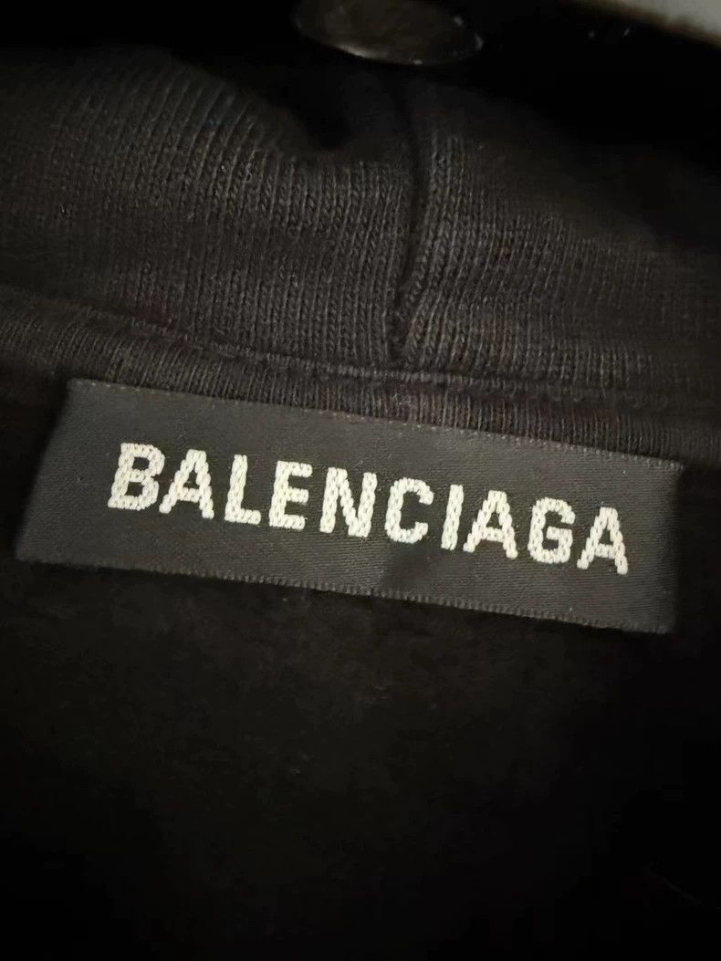 Balenciaga Balenciaga Flash pink crown sweater black Size US M / EU 48-50 / 2 - 3 Thumbnail