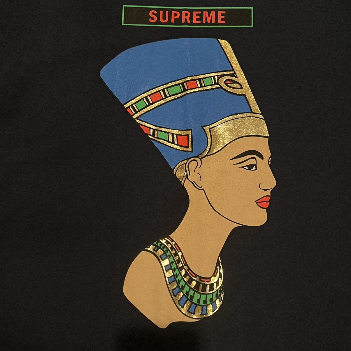 Supreme Supreme Nefertiti Tee Egypt tee Egyptian t shirt supreme Size US L / EU 52-54 / 3 - 7 Thumbnail