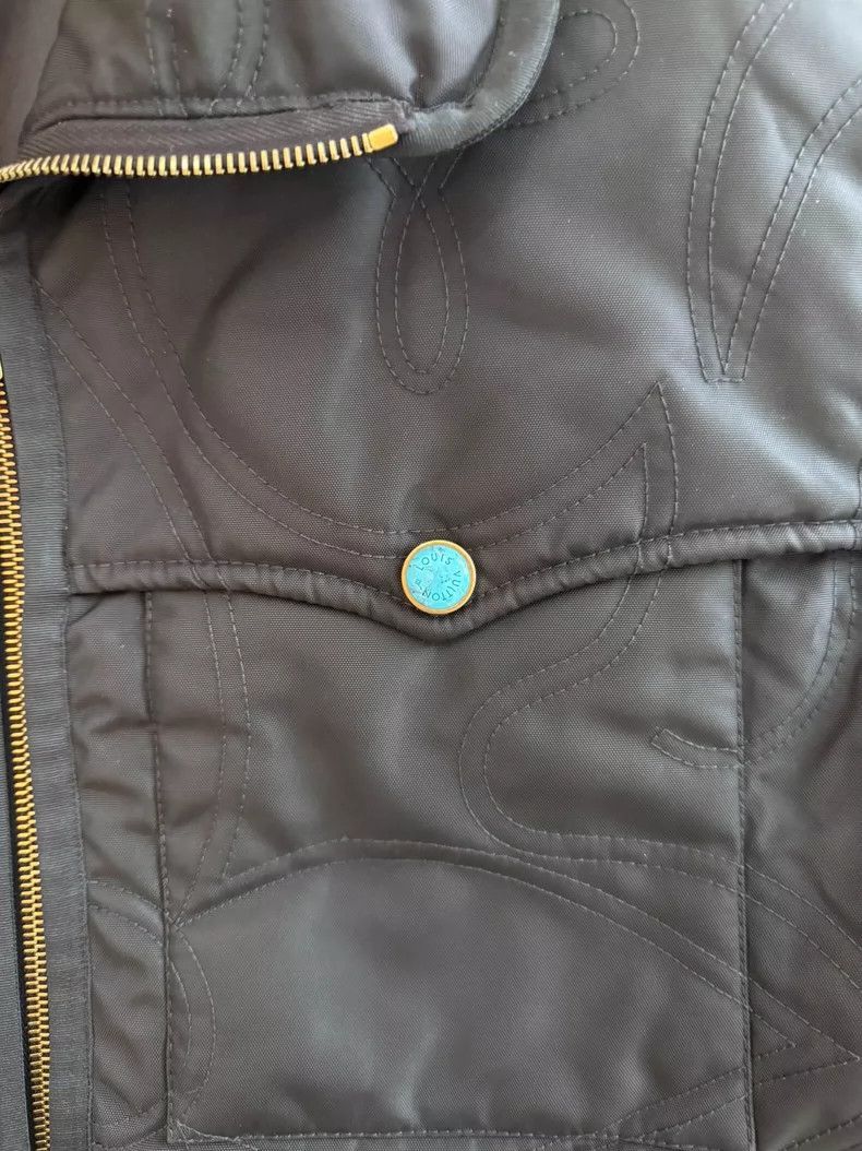 Louis Vuitton Givenchy Quilted Jacket with Embroidery-2506 Size US L / EU 52-54 / 3 - 5 Thumbnail