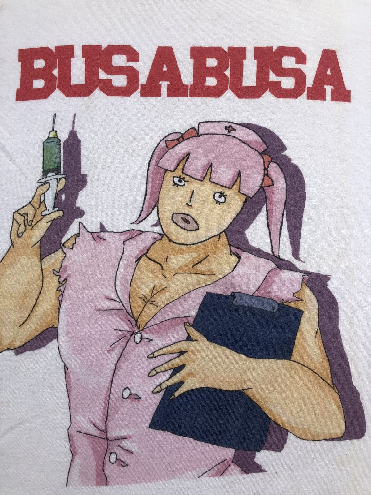 Band Tees × Japanese Brand × Vintage Vintage 80s/90s BUSABUSA Band Tee Size US M / EU 48-50 / 2 - 2 Thumbnail