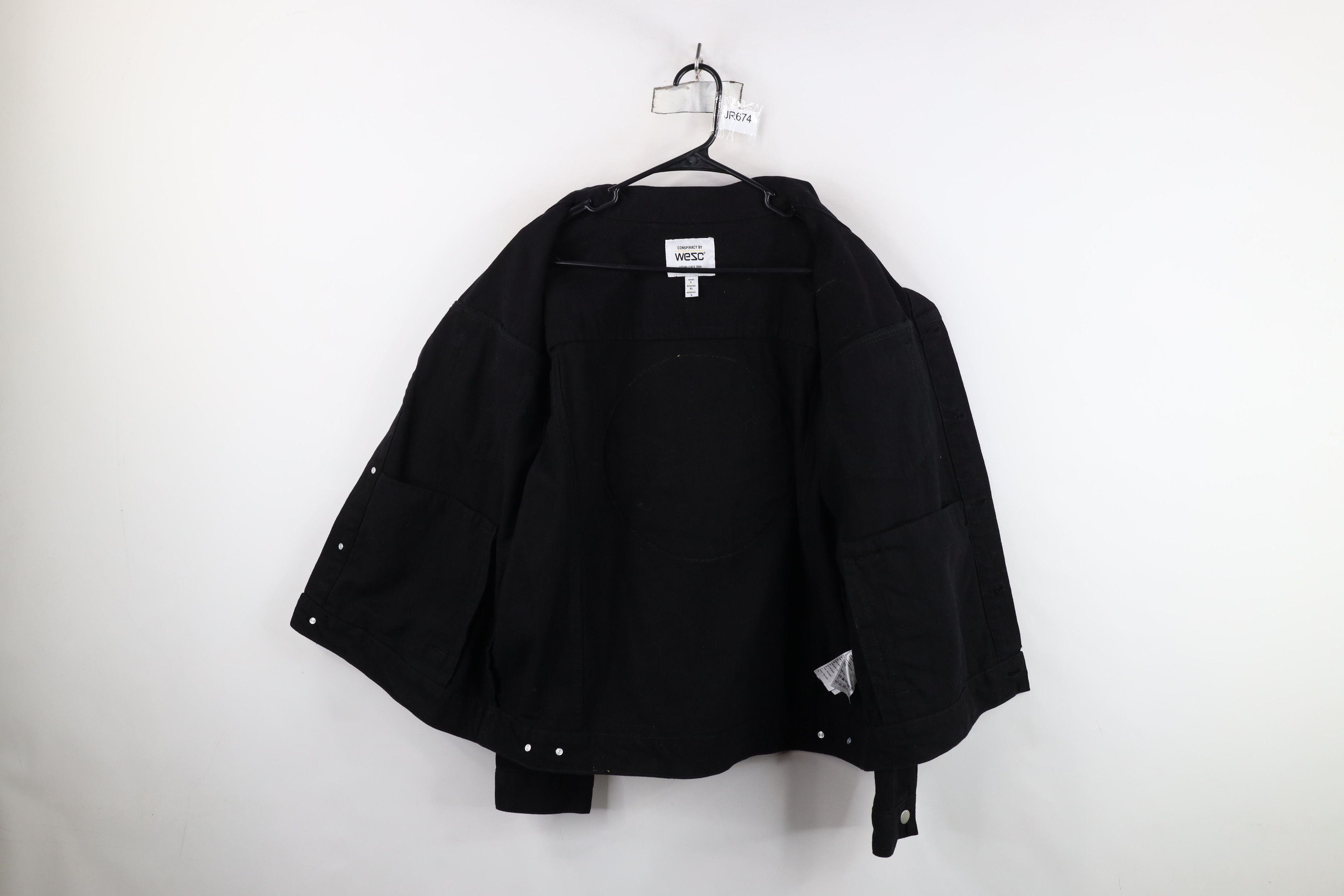 WeSC WESC Streetwear Happiness Smiley Face Denim Trucker Jacket Size US L / EU 52-54 / 3 - 10 Thumbnail