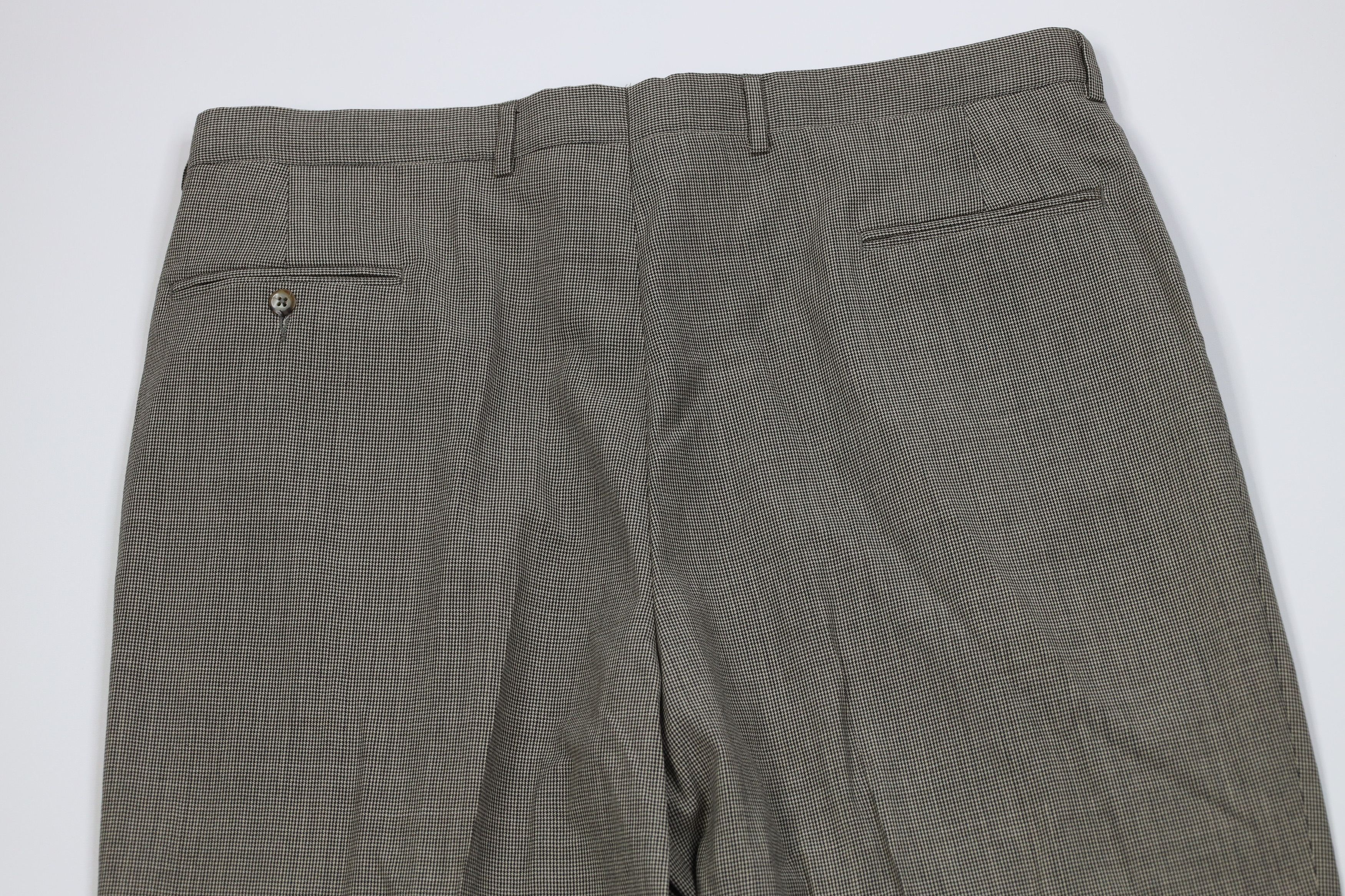 Vintage Vintage 90s Streetwear Wide Leg Chino Pants Houndstooth Size US 40 / EU 56 - 11 Thumbnail
