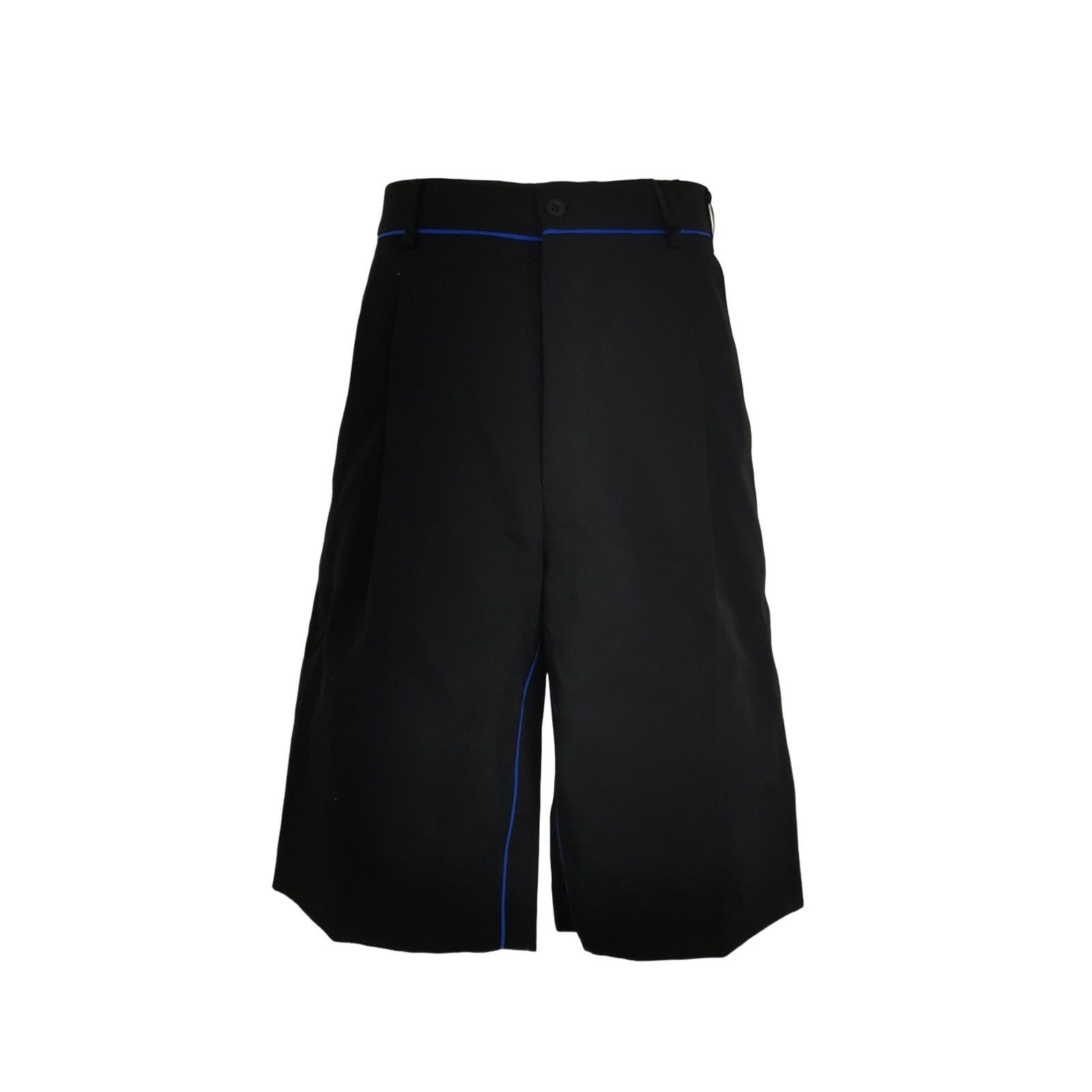 Fendi Fendi Blue Piping Wool Blend Shorts 48 Size US 32 / EU 48 - 1 Thumbnail