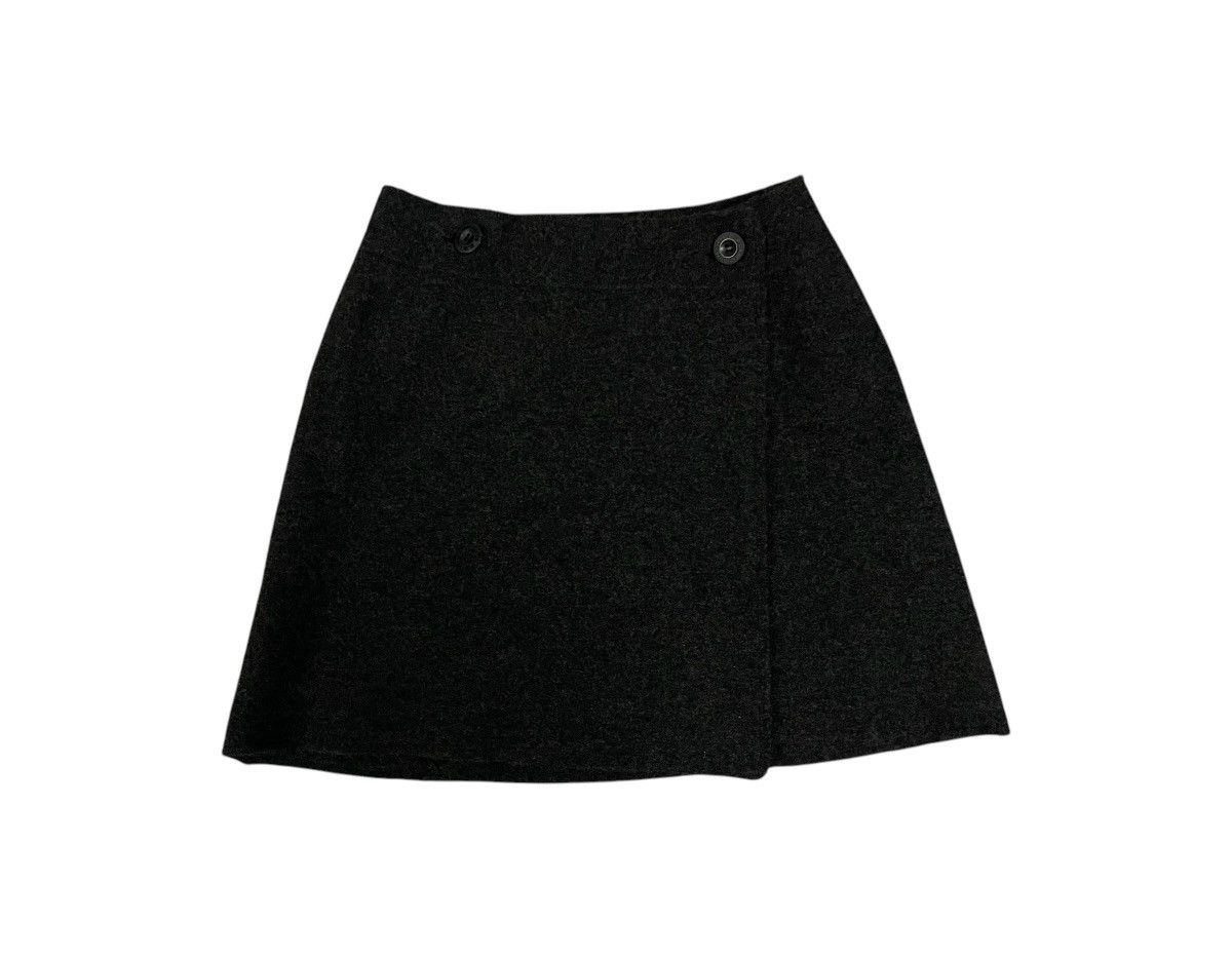 Burberry × Japanese Brand × Vintage 90s BURBERRYS BLUE LABEL WOOL MINI SKIRT Size 22" - 1 Thumbnail