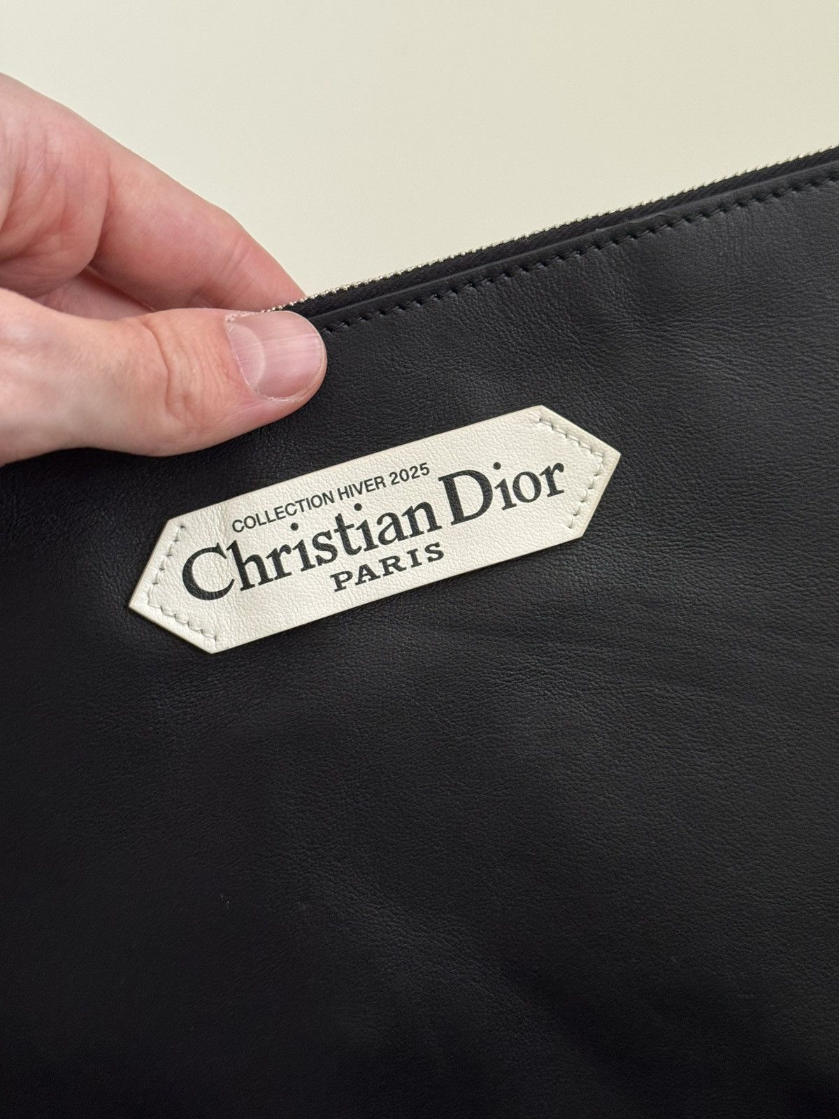 Dior Dior FW2025 zip leather pouch Size ONE SIZE - 6 Thumbnail