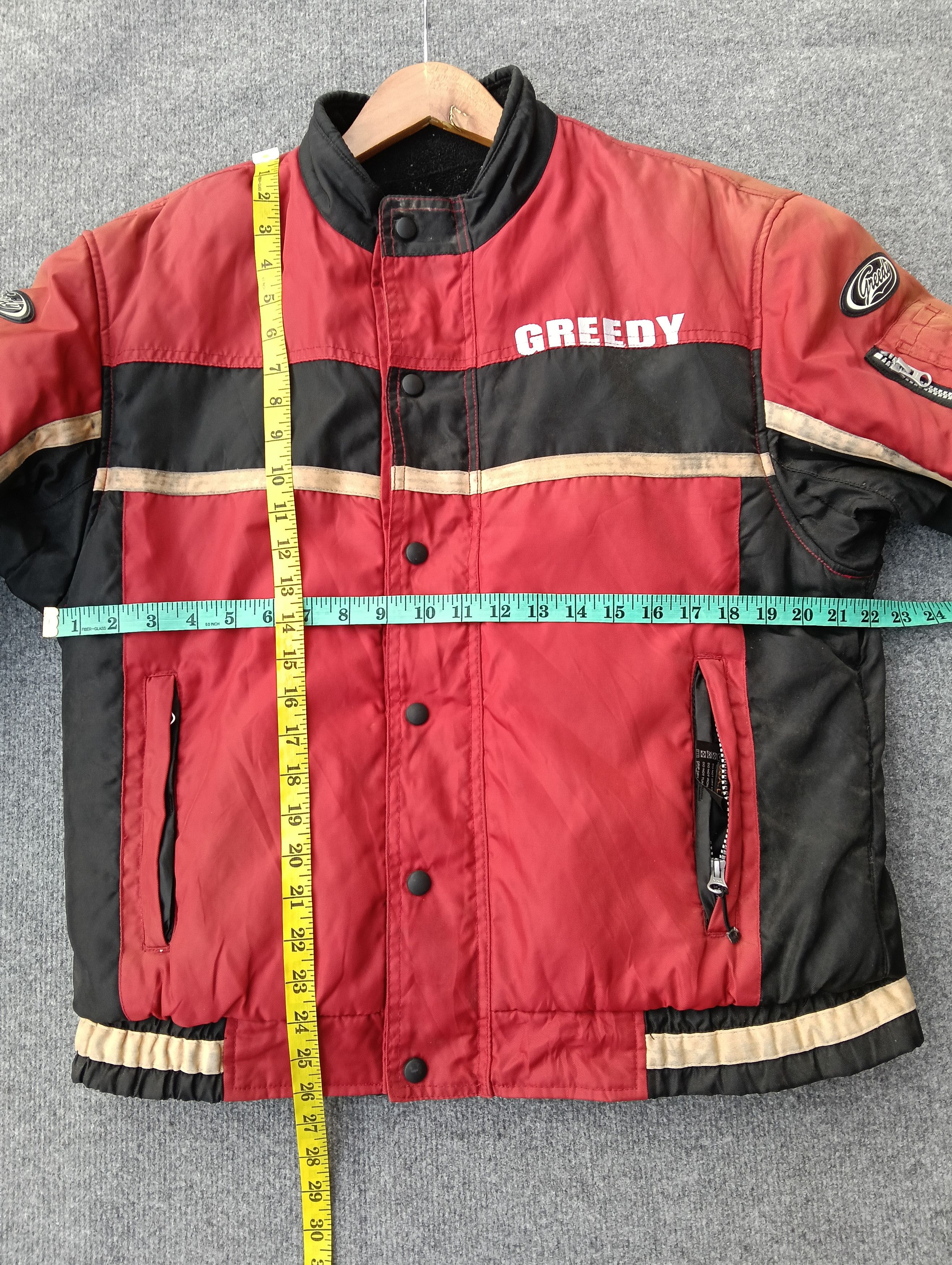 Greedy Genius Vintage Greedy Racing reversible jacket. Size US L / EU 52-54 / 3 - 12 Thumbnail
