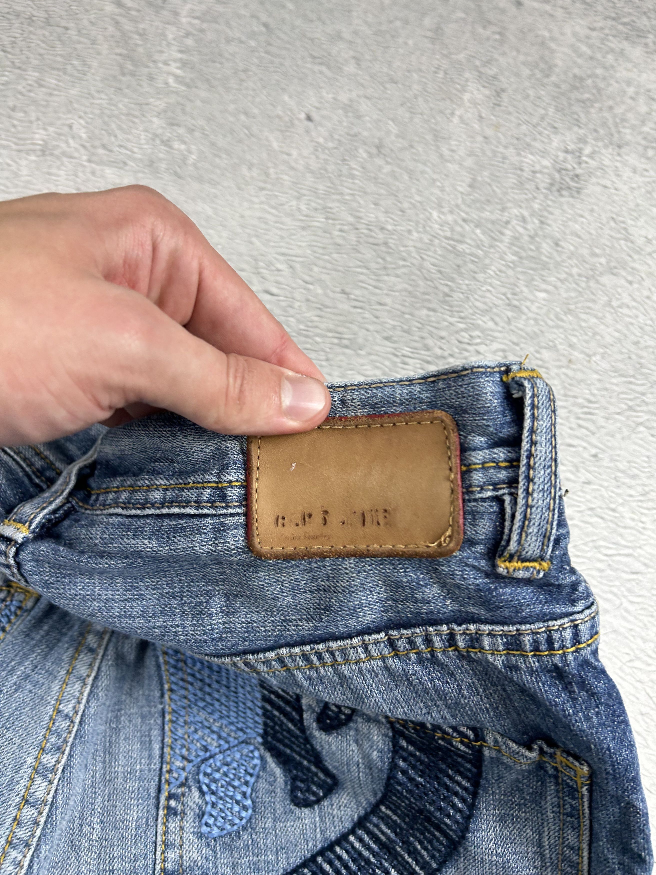 Ecko Unltd. × JNCO × Vintage Ecko Unltd. denim Shorts Baggy Streetwear SK8 Back Logo Size US 28 / EU 44 - 5 Thumbnail