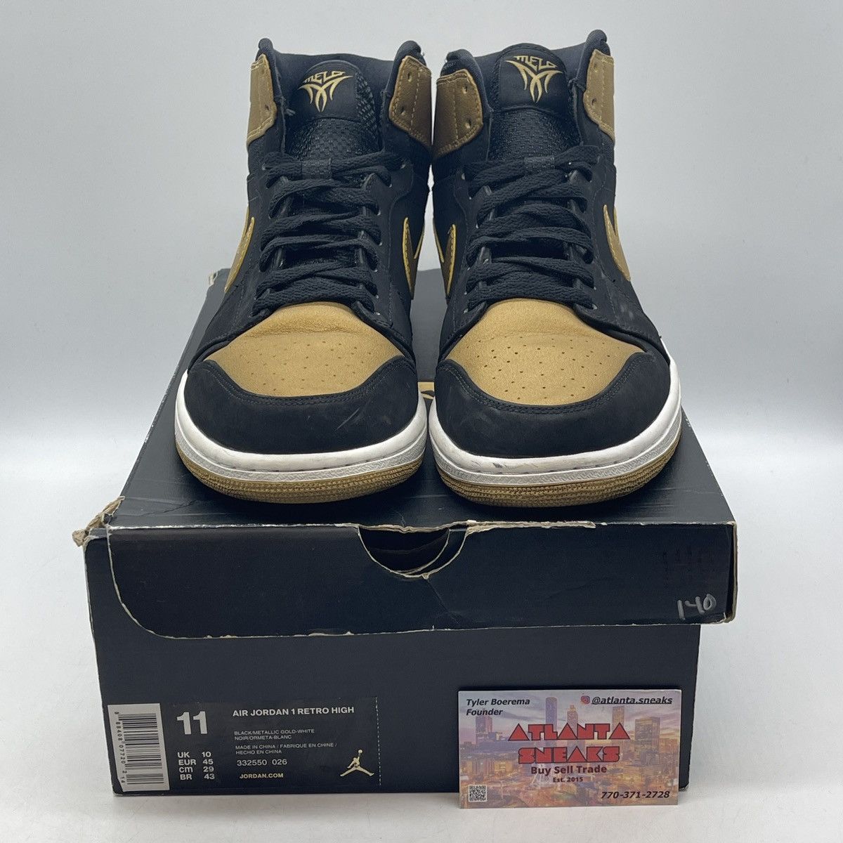 Jordan Brand Air Jordan 1 high Melo Size US 11 / EU 44 - 2 Thumbnail