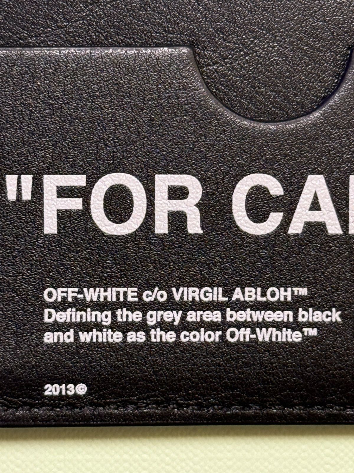 Off-White Off-White “FOR CARDS” Card Holder Black Size ONE SIZE - 3 Thumbnail