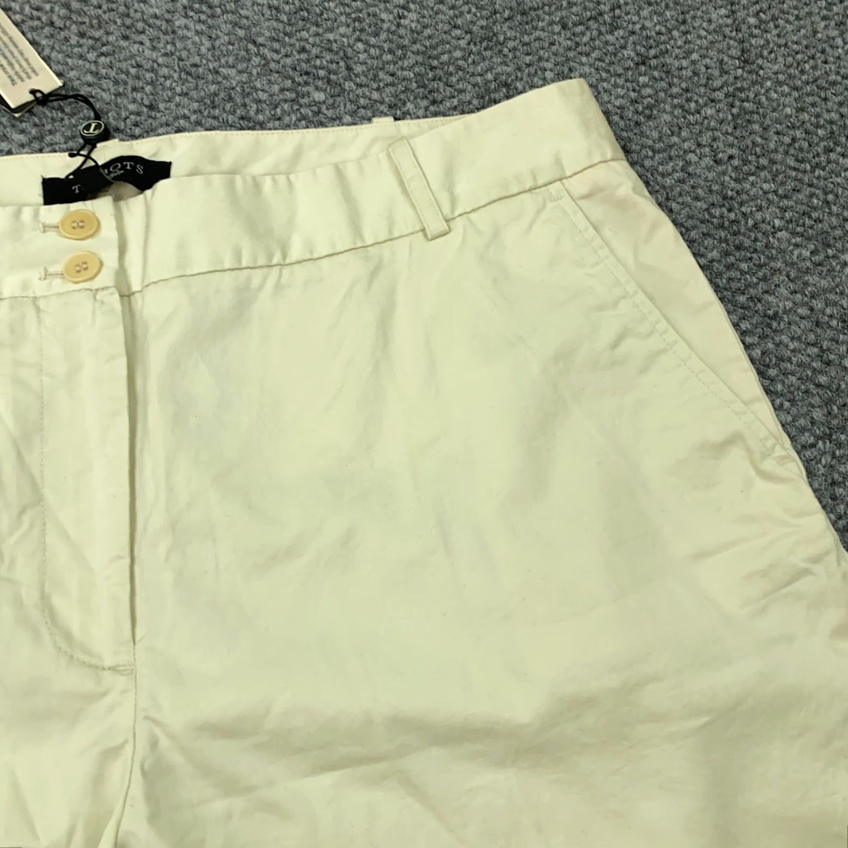 Talbots Talbots Heritage Ankle Pants Womens Size 14 Ivory Stretch Slacks Trousers Size 25" / US 0 / IT 36 - 5 Thumbnail