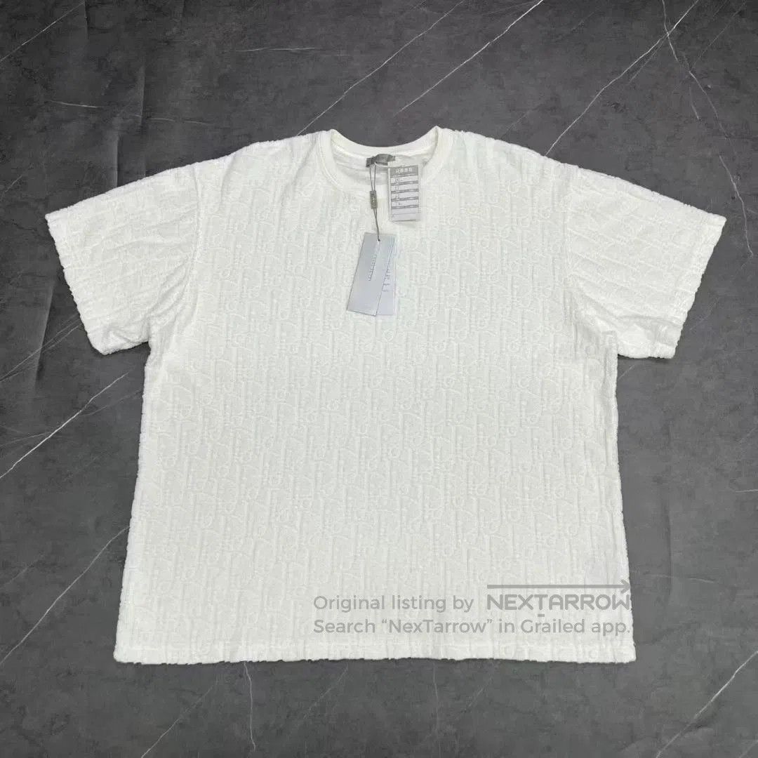 Dior dior logo short sleeve t-shirt white. Size US XXL / EU 58 / 5 - 1 Thumbnail