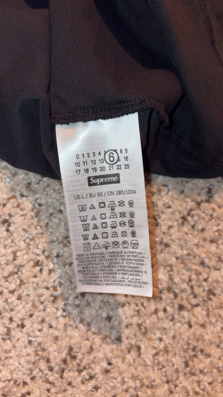 Maison Margiela × Supreme Supreme®/MM6 Maison Margiela Money S/S Top Size US L / EU 52-54 / 3 - 4 Thumbnail