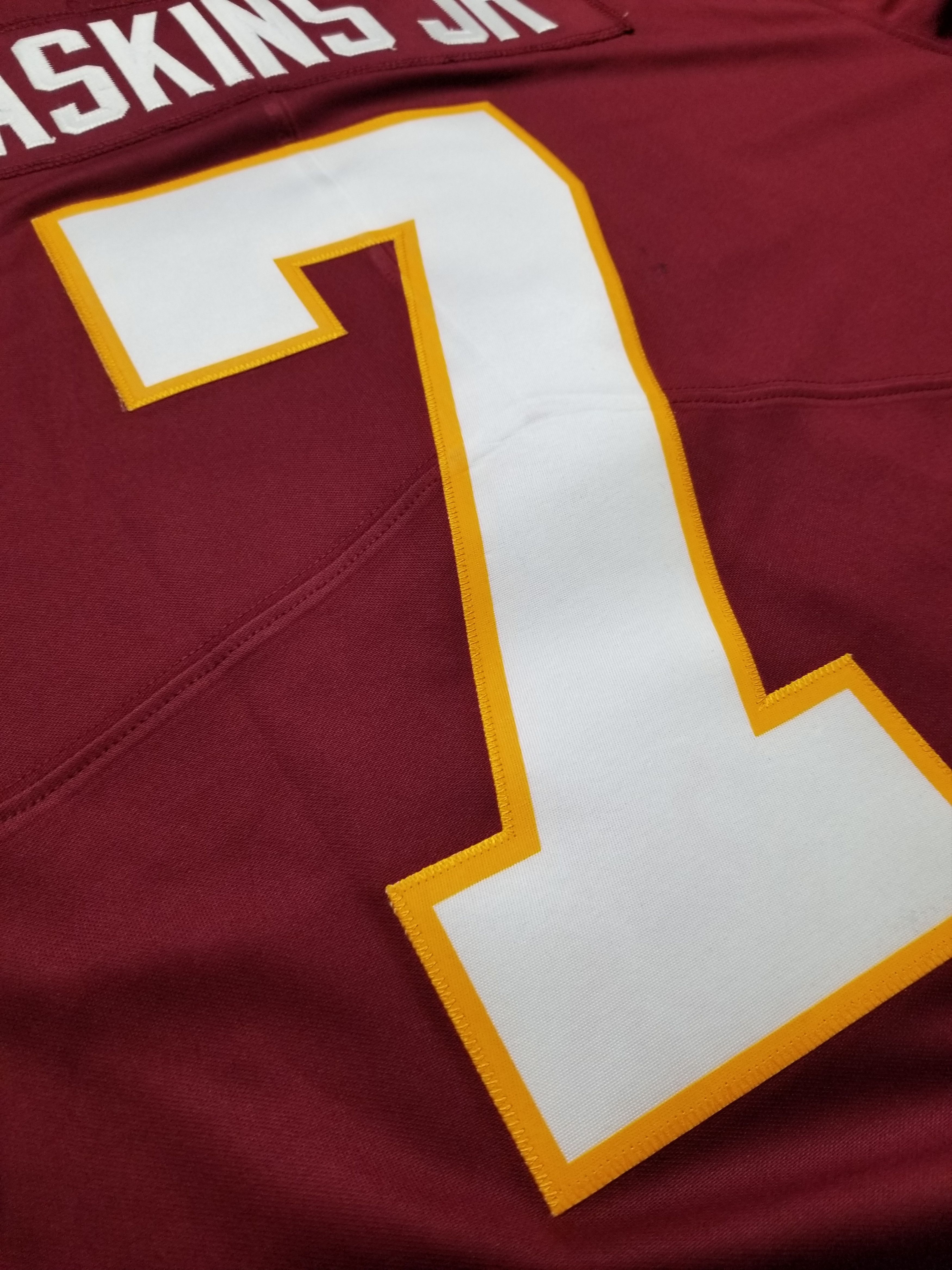 Nike Dwayne Haskins #7 Washington Redskins Limited Sewn Jersey Size US L / EU 52-54 / 3 - 7 Thumbnail