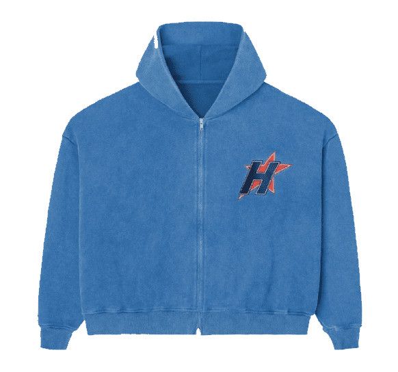 HMDD H-Star Zip Up Hoodie Blue Size US S / EU 44-46 / 1 - 1 Preview