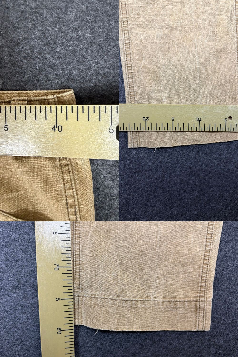 Polo Ralph Lauren RRL Ralph Lauren Japanese Fabric Workwear Trousers Beige Size US 38 / EU 54 - 16 Thumbnail