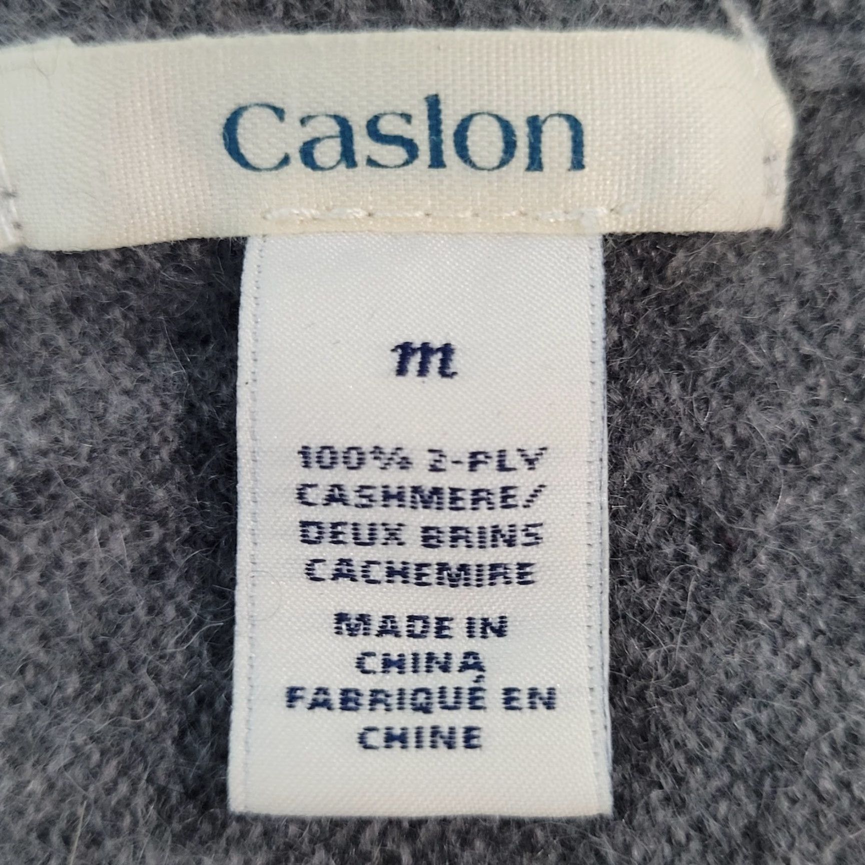 Vintage Caslon 100% Cashmere Lightweight Pullover Sweater Womens M Gray Size M / US 6-8 / IT 42-44 - 3 Thumbnail