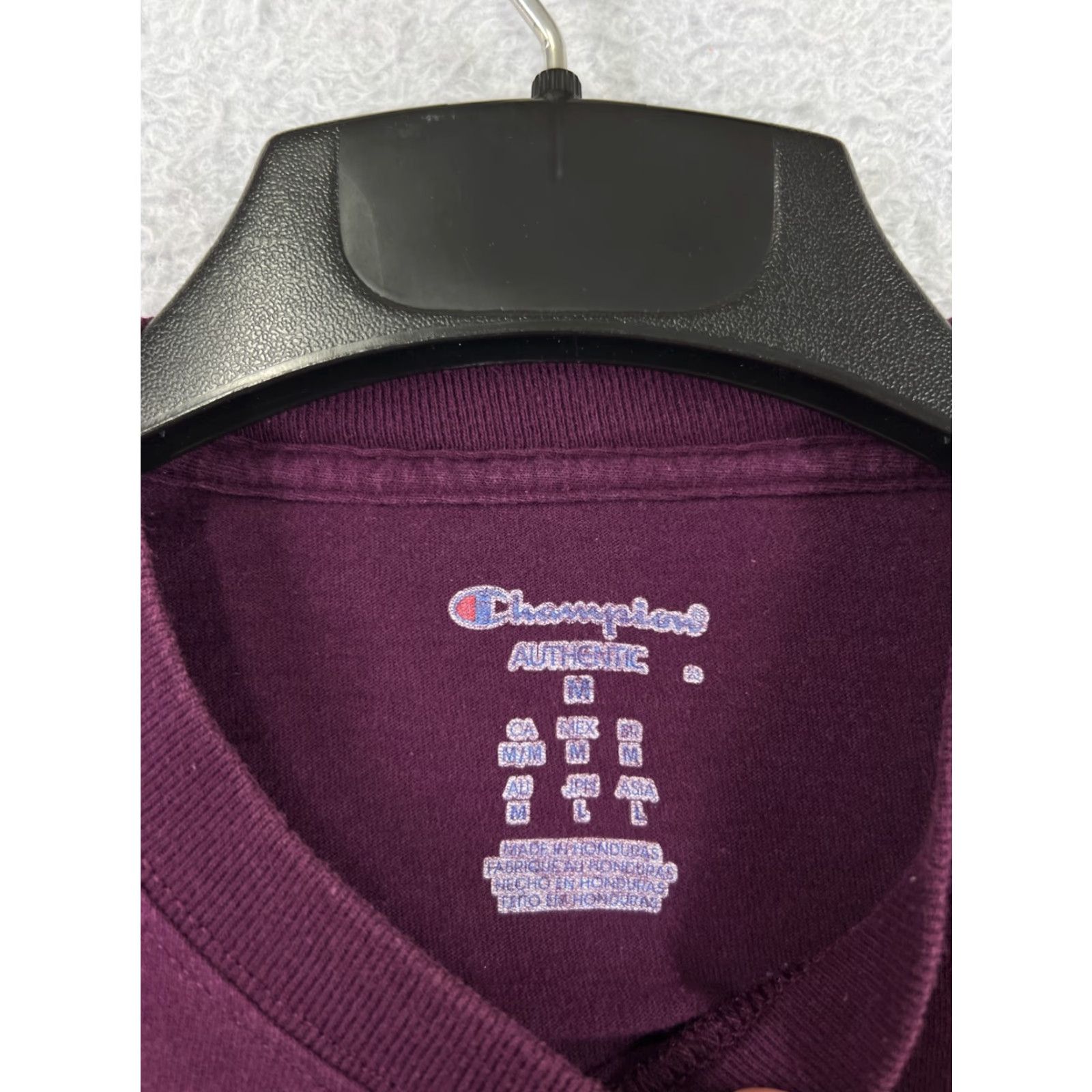 Champion Champion Shirt Men M Red Embroidered Logo Short Sleeve Cotton Crew Neck Sports Tee Size US M / EU 48-50 / 2 - 7 Thumbnail