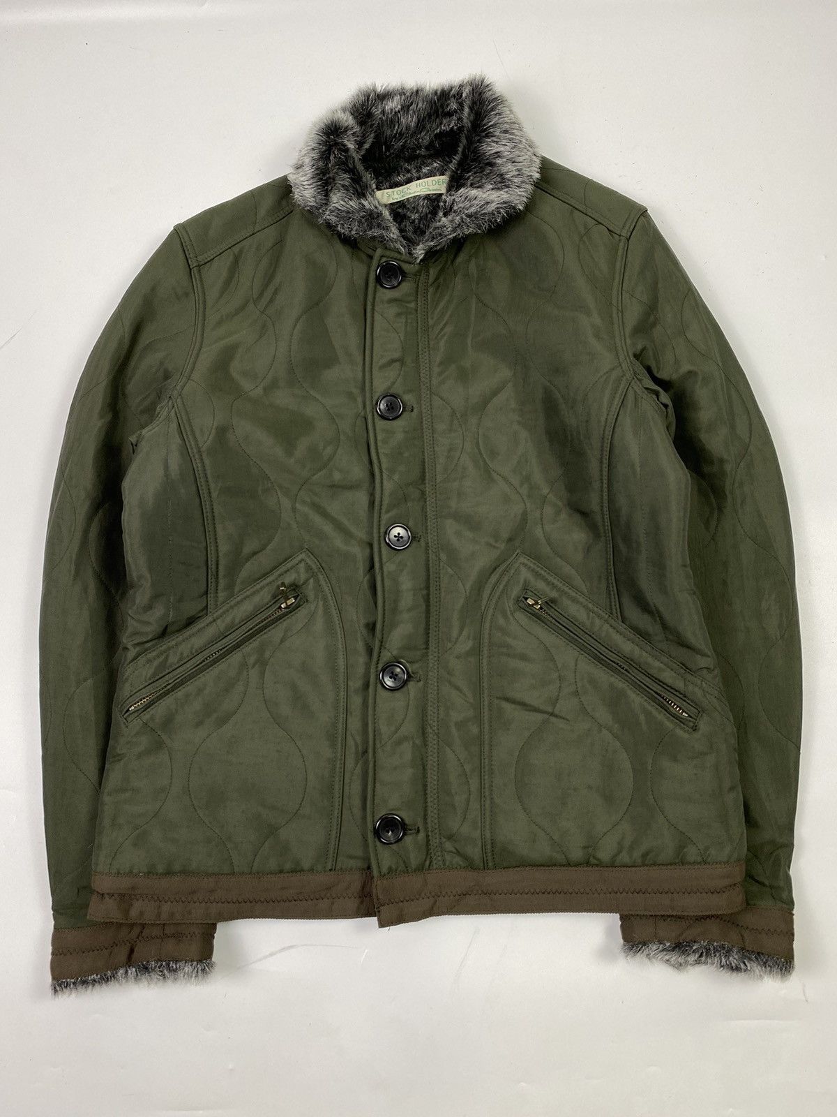 If Six Was Nine × Japanese Brand × Le Grande Bleu (L.G.B.) Stock holder faux fur jacket vkei style japan Size US M / EU 48-50 / 2 - 14 Thumbnail