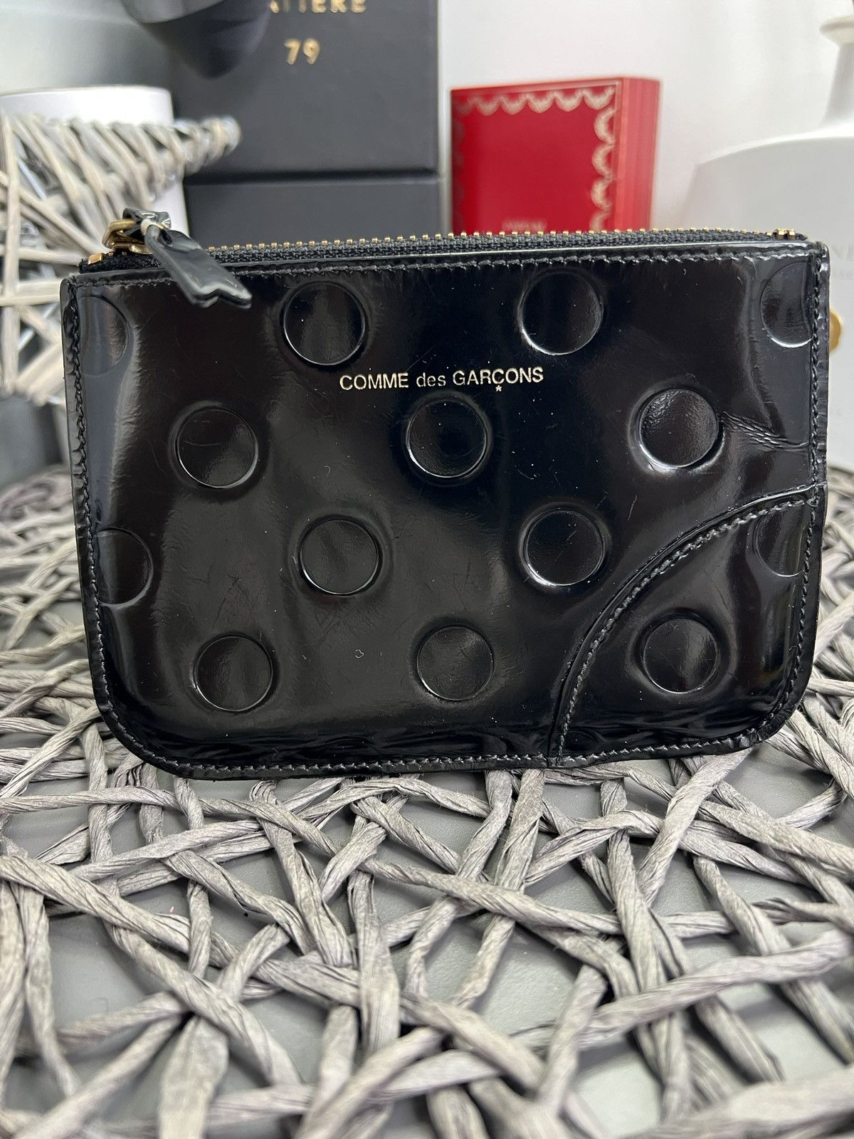 Comme des Garcons Comme Des Garcons Women's Wallet Leather Black Size ONE SIZE - 8 Thumbnail