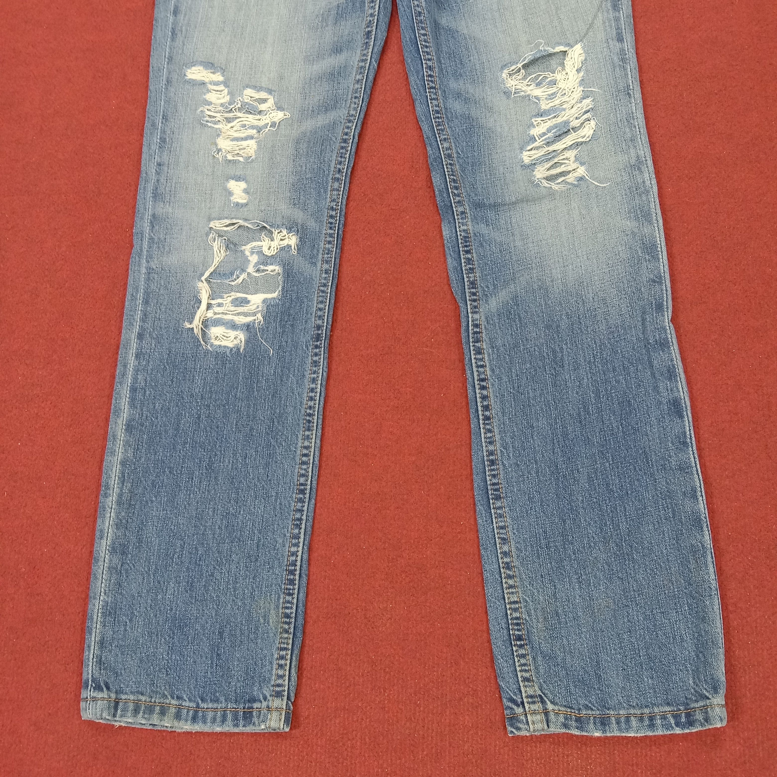 Levi's × Vintage Levis Streetwear Rock Punk Style Distressed Jeans Size US 29 - 3 Thumbnail