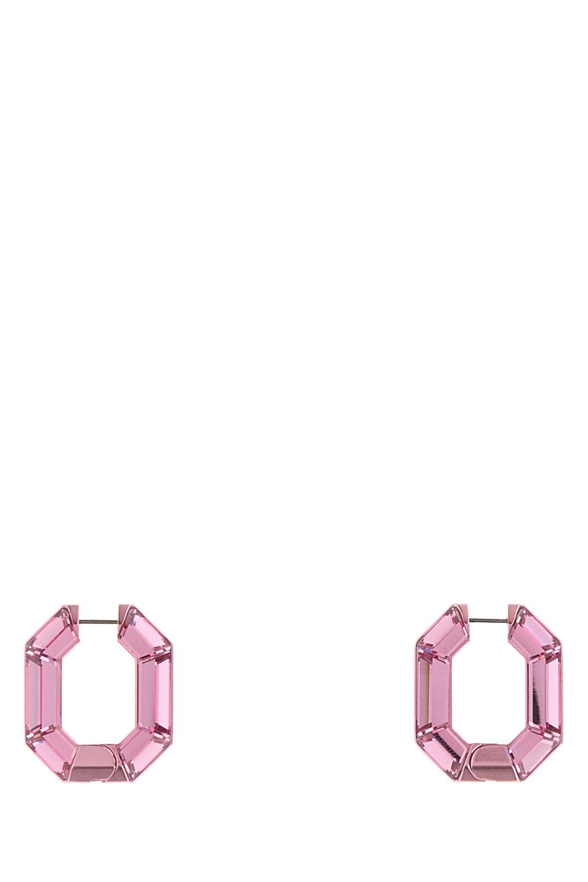 Swarovski Pink Crystal Lucent Earrings Size ONE SIZE - 1 Thumbnail