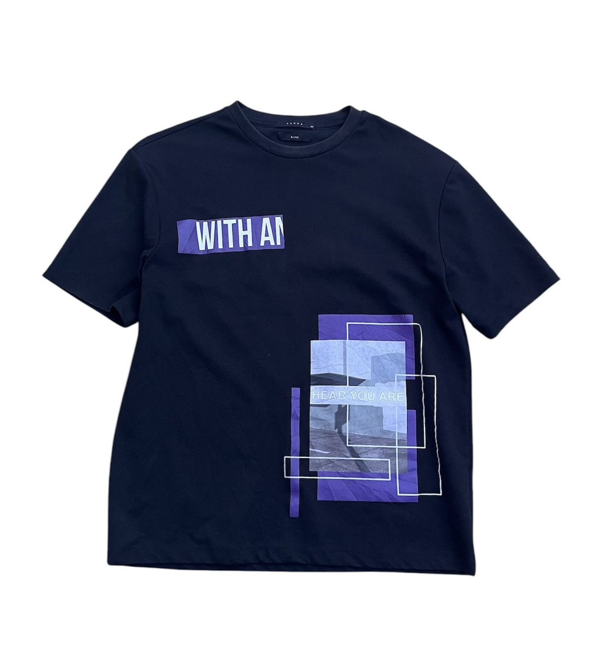 If Six Was Nine × Japanese Brand × Le Grande Bleu (L.G.B.) JAPANESE ANDEW POEM WITH AM TEE Size US M / EU 48-50 / 2 - 1 Thumbnail