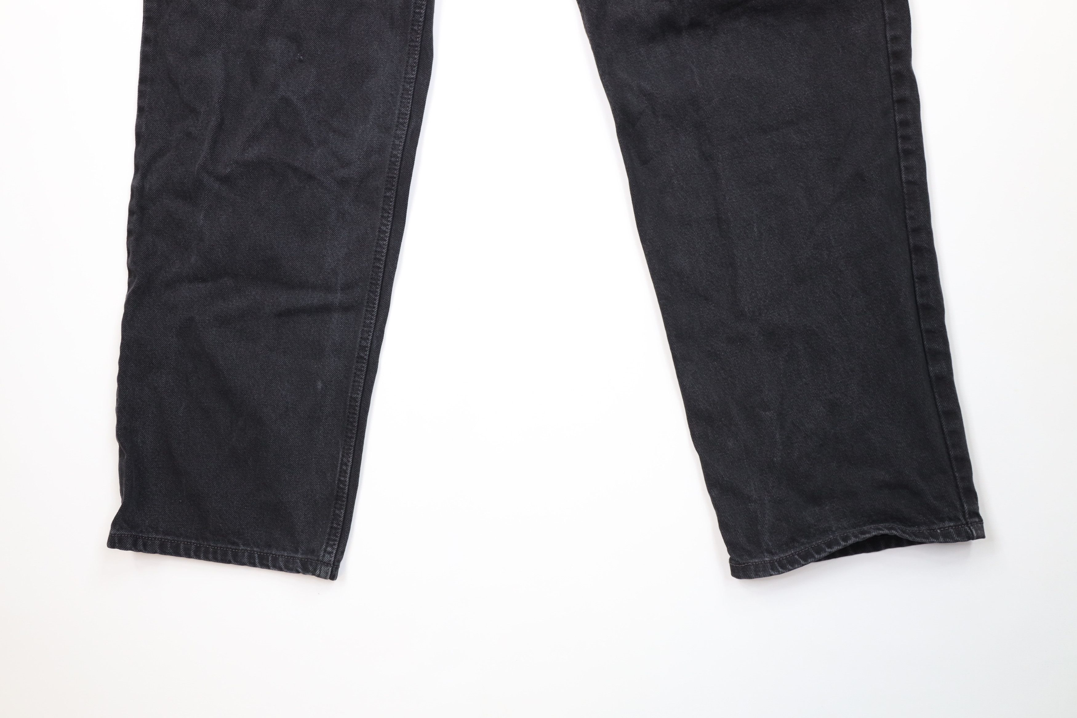 Levi's Vintage Y2K Levis 550 Relaxed Fit Denim Jeans Black Cotton Size US 38 / EU 54 - 4 Thumbnail