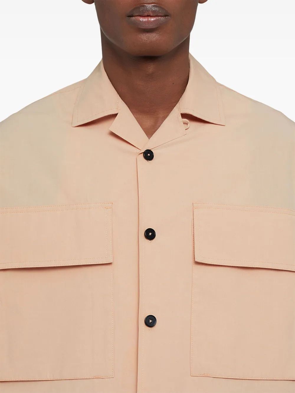 Jil Sander o1w1db10825 Cotton Shirt in Pink Size US S / EU 44-46 / 1 - 6 Thumbnail