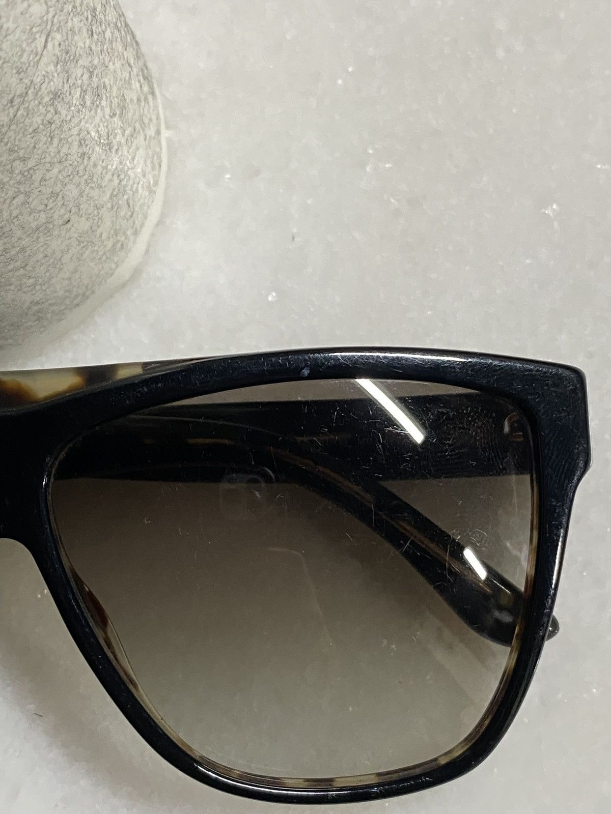 Gucci Gucci GG Logo Sunglasses Women’s Black Shades Preowned Size ONE SIZE - 9 Thumbnail