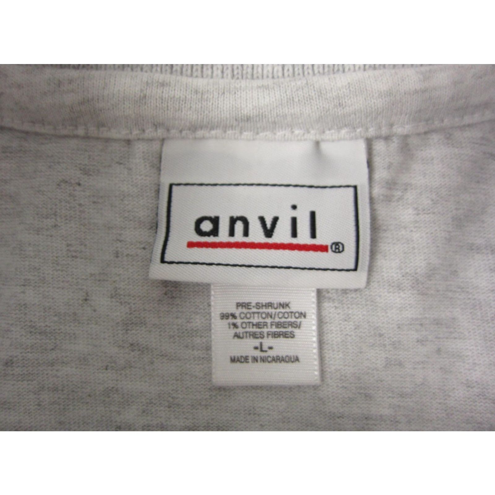 Anvil VINTAGE NRA Polo Shirt Mens Large Gray National Rifle Association Anvil 90s Size US L / EU 52-54 / 3 - 4 Thumbnail