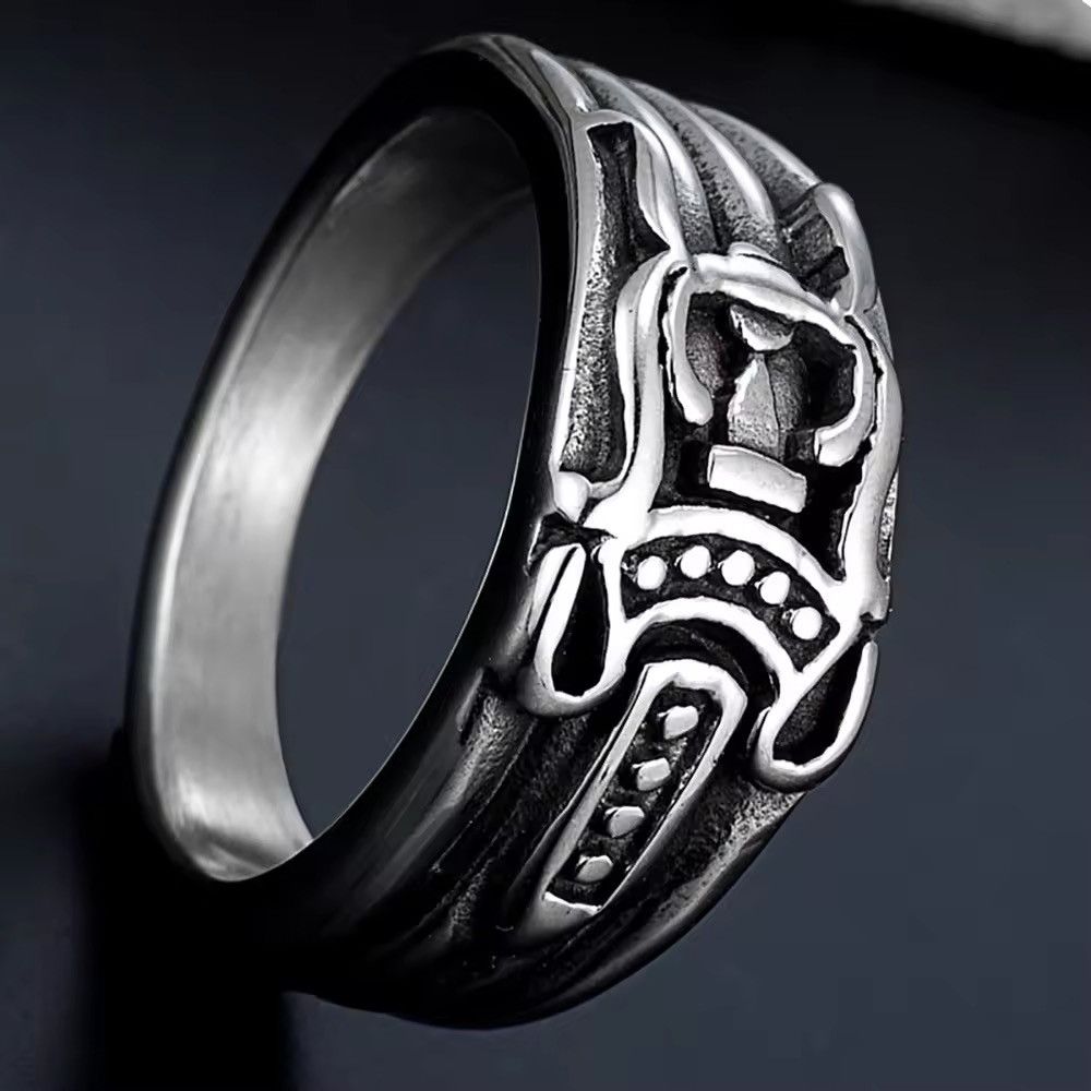 Jewelry × Vintage Vintage Anchor Punk Rock Ring Size ONE SIZE - 4 Thumbnail