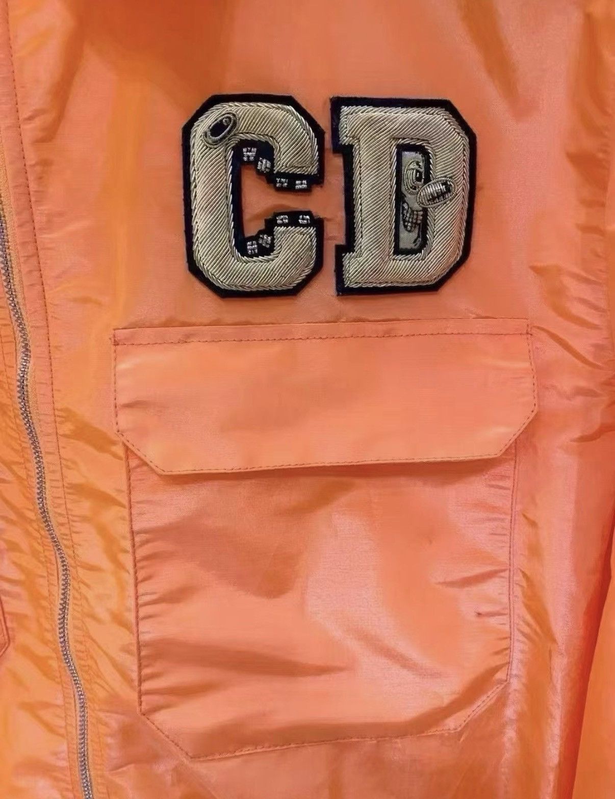 Dior Dior Orange Embroidered Logo Jacket J33 Size US M / EU 48-50 / 2 - 4 Thumbnail