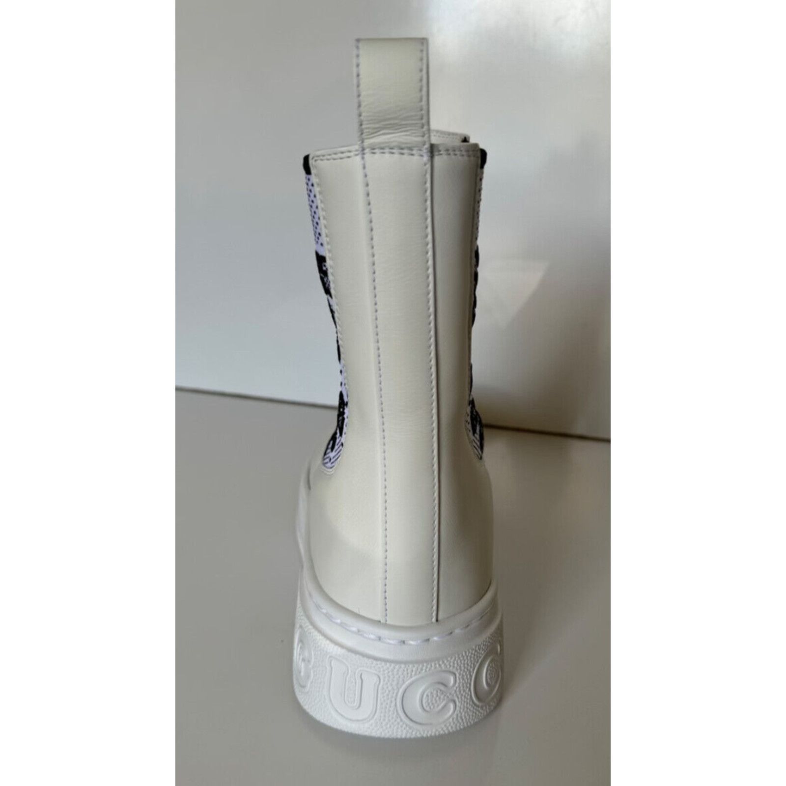 Gucci Gucci GG Dali Leather White Boots 9.5 US (39.5 Euro) 718718 Size US 9.5 / IT 39.5 - 9 Thumbnail