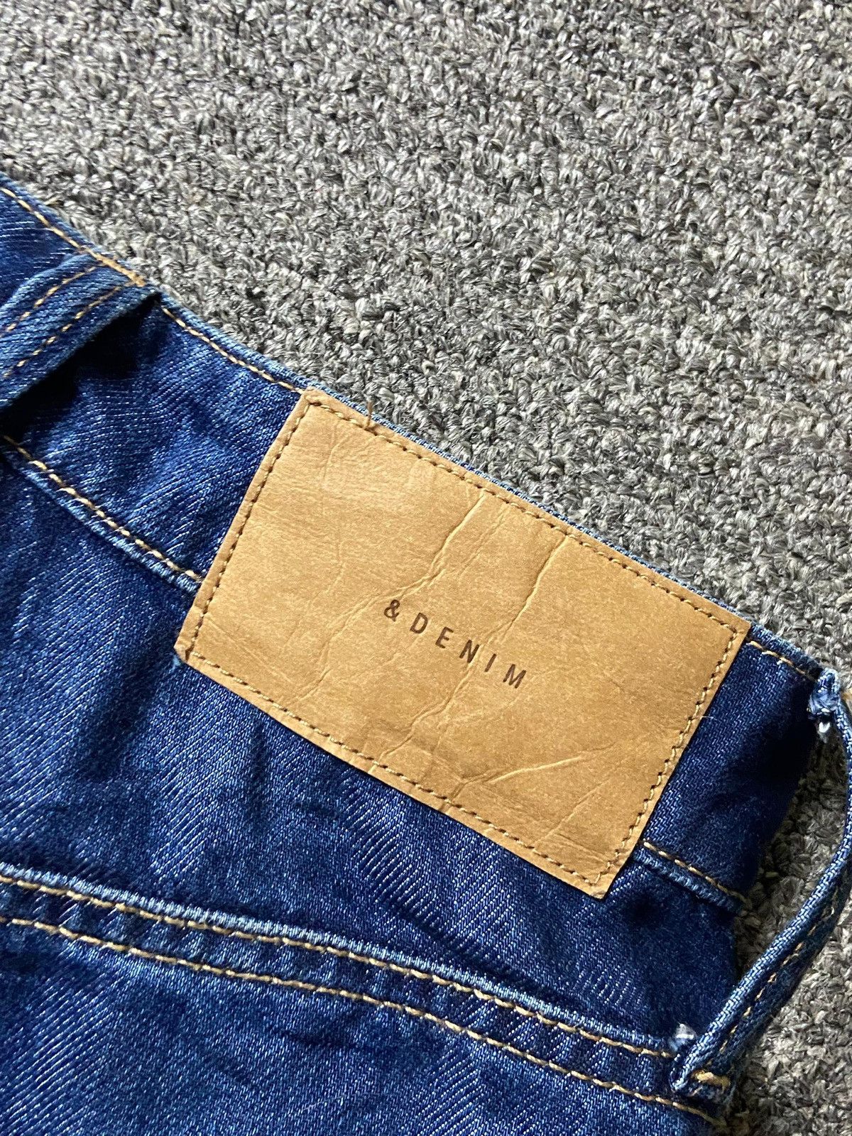 Japanese Brand &Denim Ultra High Waist Wide Regular Fit Jeans (139) Size 25" / US 0 / IT 36 - 4 Thumbnail