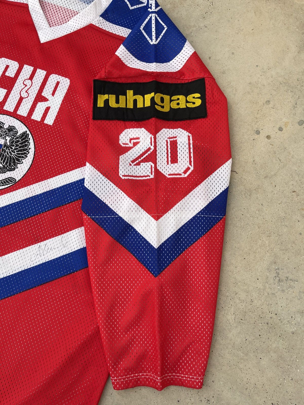 NBA × NFL × NHL Vintage Russia Team Hockey Jersey Size US XXL / EU 58 / 5 - 8 Thumbnail
